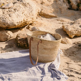Palmbasket Long Handle - natur