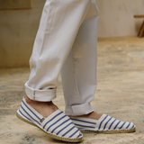 Classic Men Striped - ecru/ozean