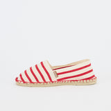 Classic Women Striped - ecru/red