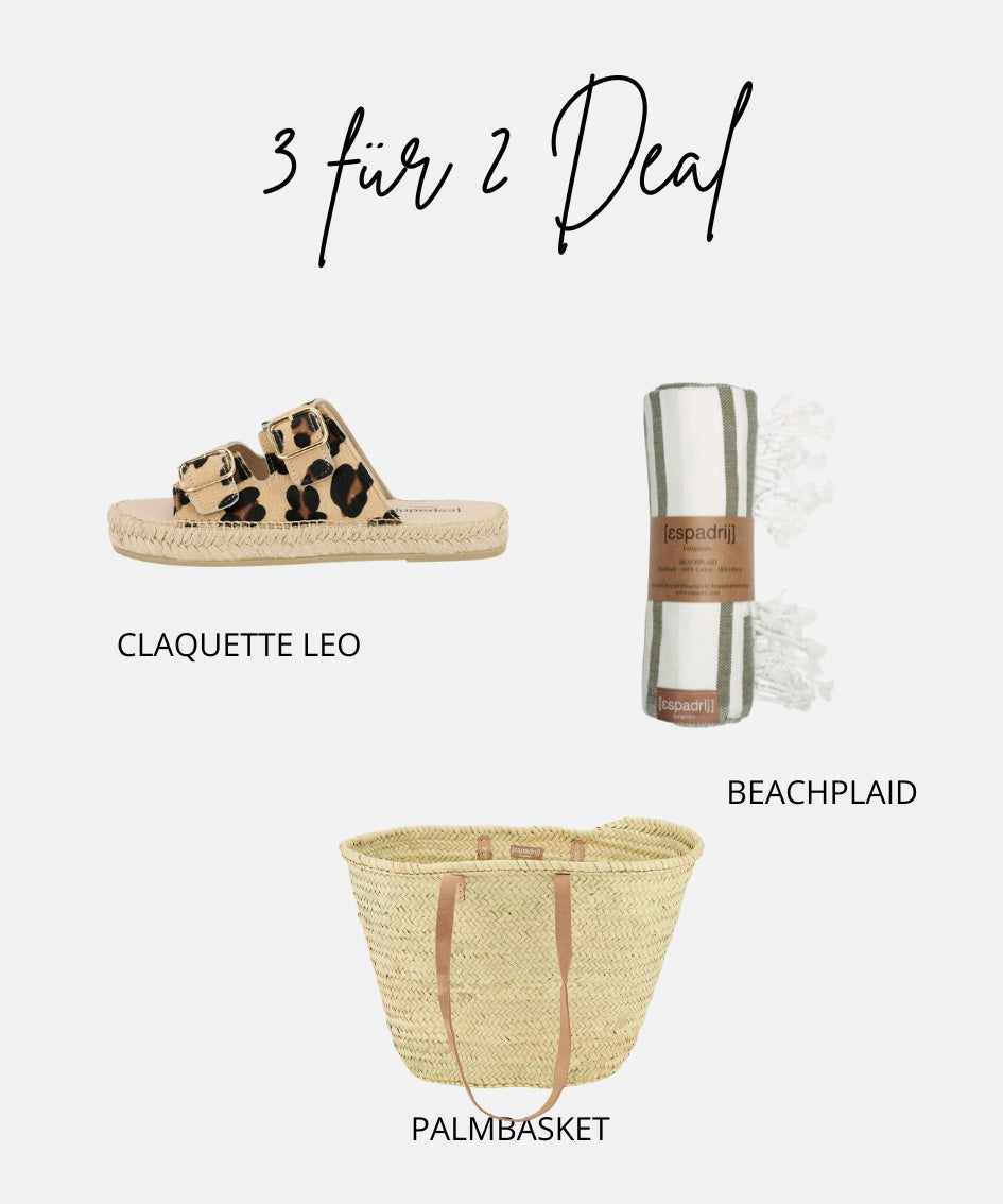 3 für 2 Deal - Claquette Leo