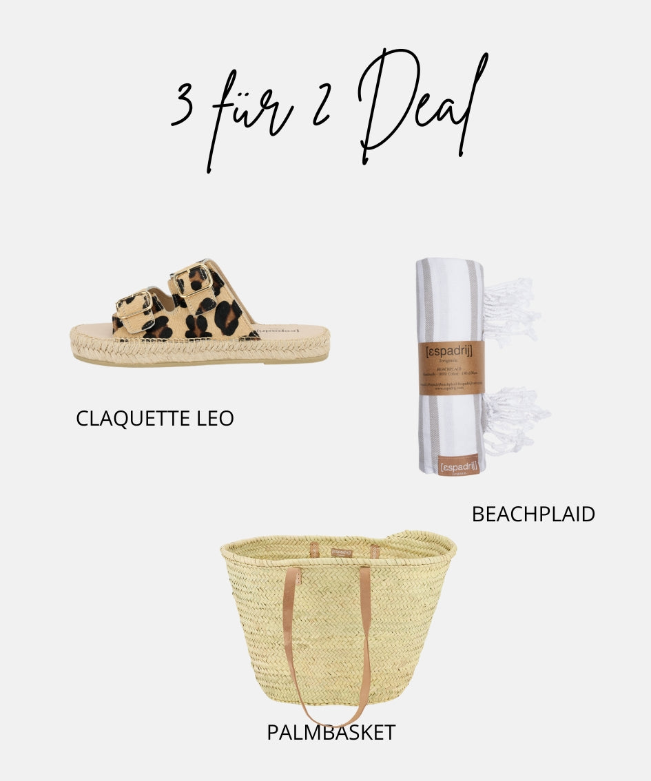 3 für 2 Deal - Claquette Leo