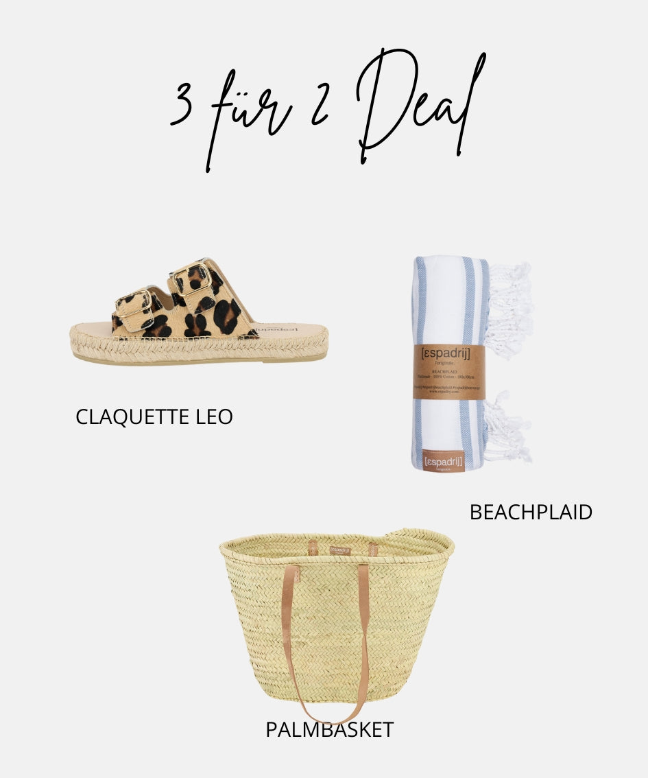 3 für 2 Deal - Claquette Leo