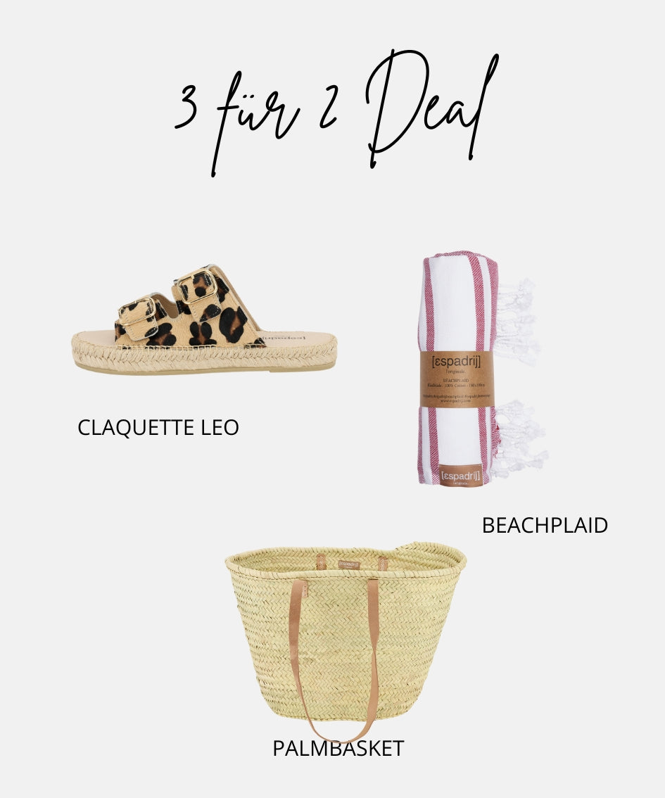 3 für 2 Deal - Claquette Leo