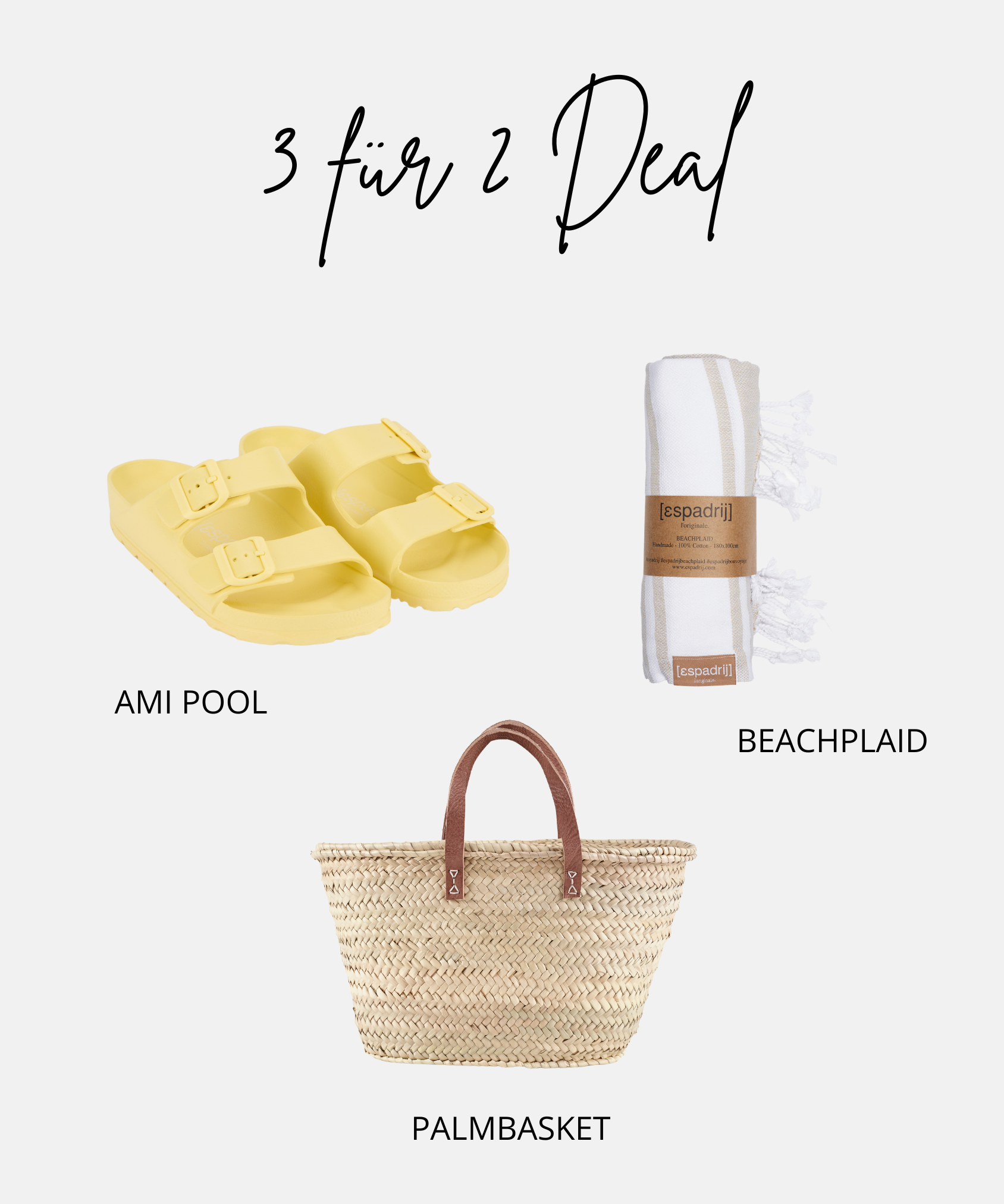 3 für 2 Deal - Ami Pool gelb