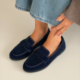Loafer Velvet - blau