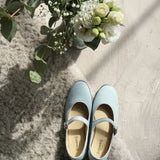 Ballerine single jeans - hellblau