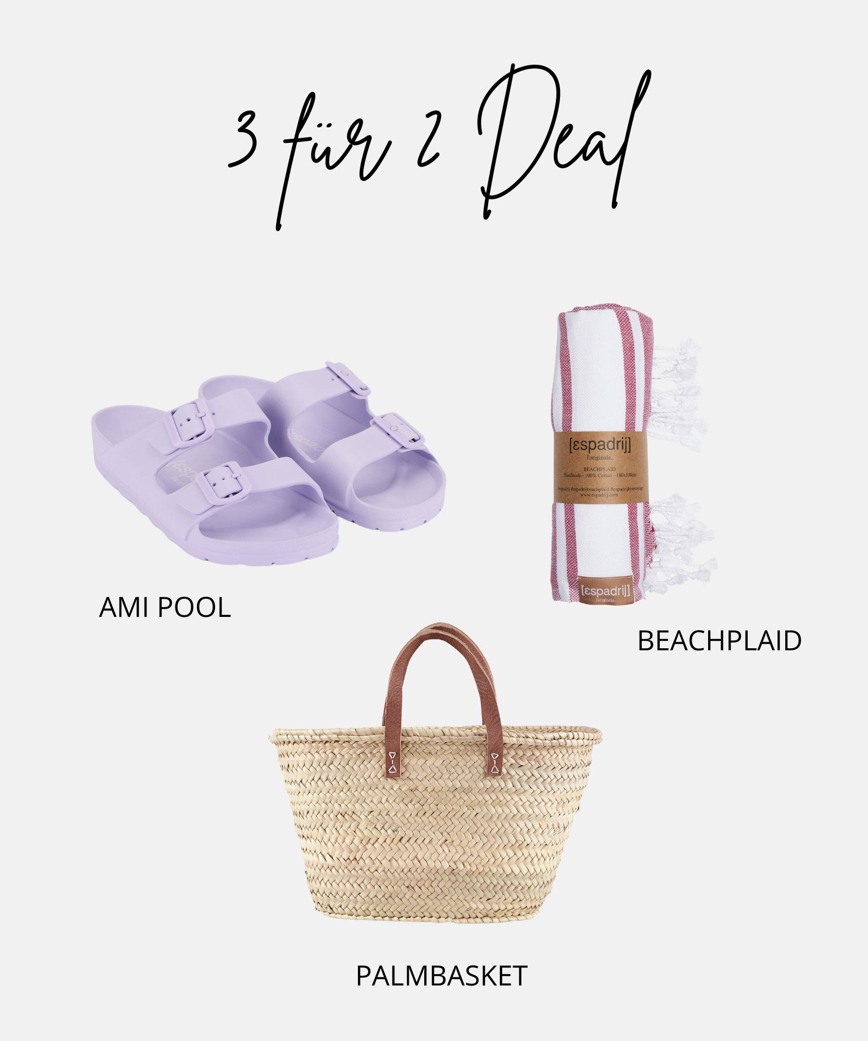 3 für 2 Deal - Ami Pool lavendel