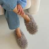 Pantoufle Fluffy - grau