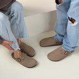 Clog Velour Unisex - taupe
