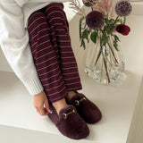 Ballerine Cozy - bordeaux