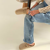 Clog Velour Unisex - beige
