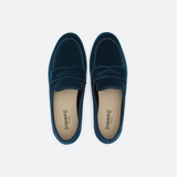 Loafer Velvet - blau