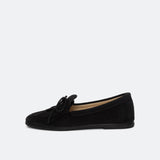 Moccasins Velour - schwarz