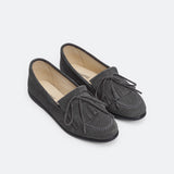 Moccasins Velour - carbon
