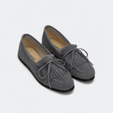 Moccasins Velour - carbon