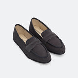 Mocassin classique Velor - carbone
