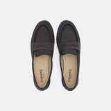 Mocassin classique Velor - carbone