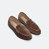 Loafer Velvet - taupe