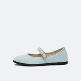 Ballerine single jeans - hellblau