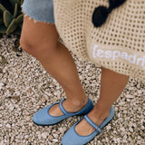 Ballerina single jeans - light blue