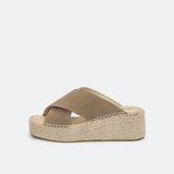 Croisette Velours Basse - beige