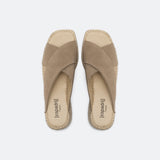 Croisette Velours Basse - beige