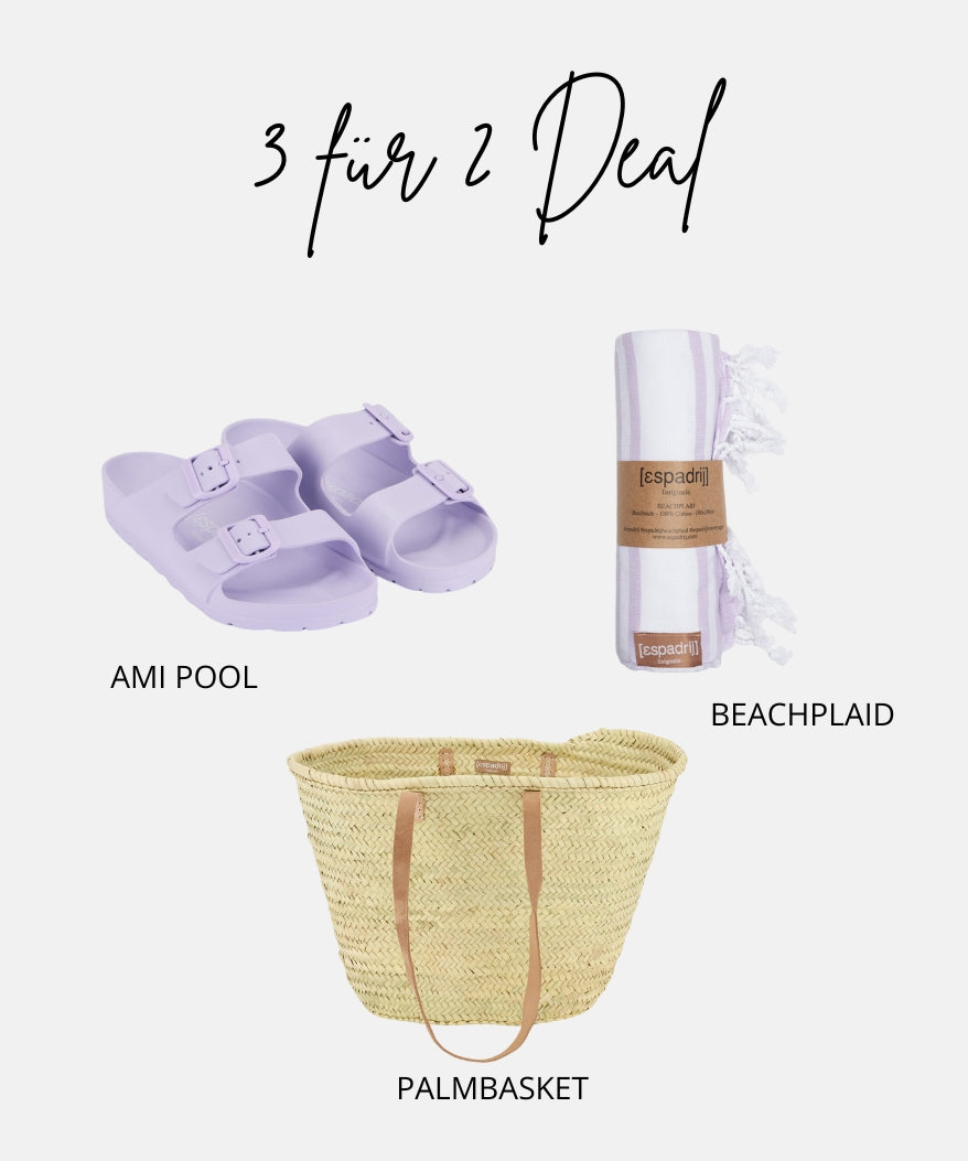 3 für 2 Deal - Ami Pool lavendel