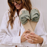 Plage Boucle Velour - sauge