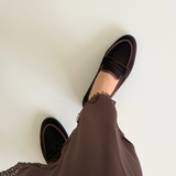 Loafer Velvet - braun