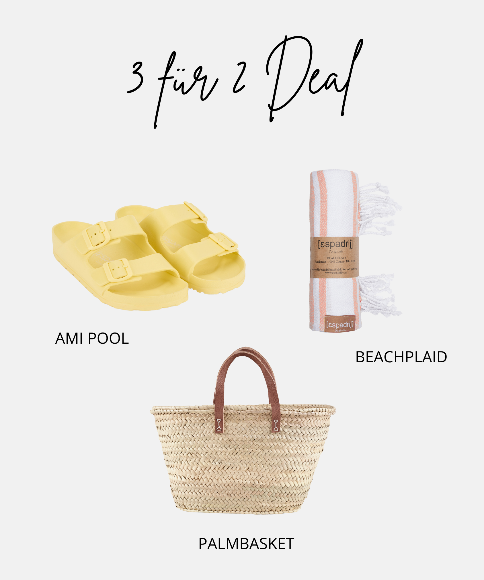 3 für 2 Deal - Ami Pool gelb