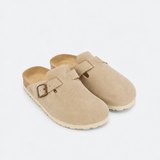 Clog Velour Unisex - beige