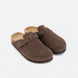 Clog Velour Unisex - braun