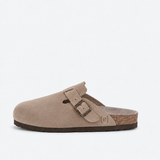Clog Velour Unisex - taupe