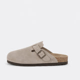 Clog Velour Unisex - taupe