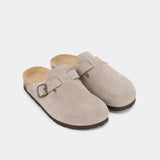 Clog Velour Unisex - taupe