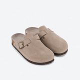 Clog Velour Unisex - taupe