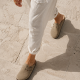 Clog Velour Unisex - taupe