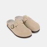 Clog Velour Unisex - beige