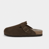 Clog Velour Unisex - braun