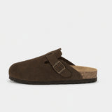 Clog Velour Unisex - braun