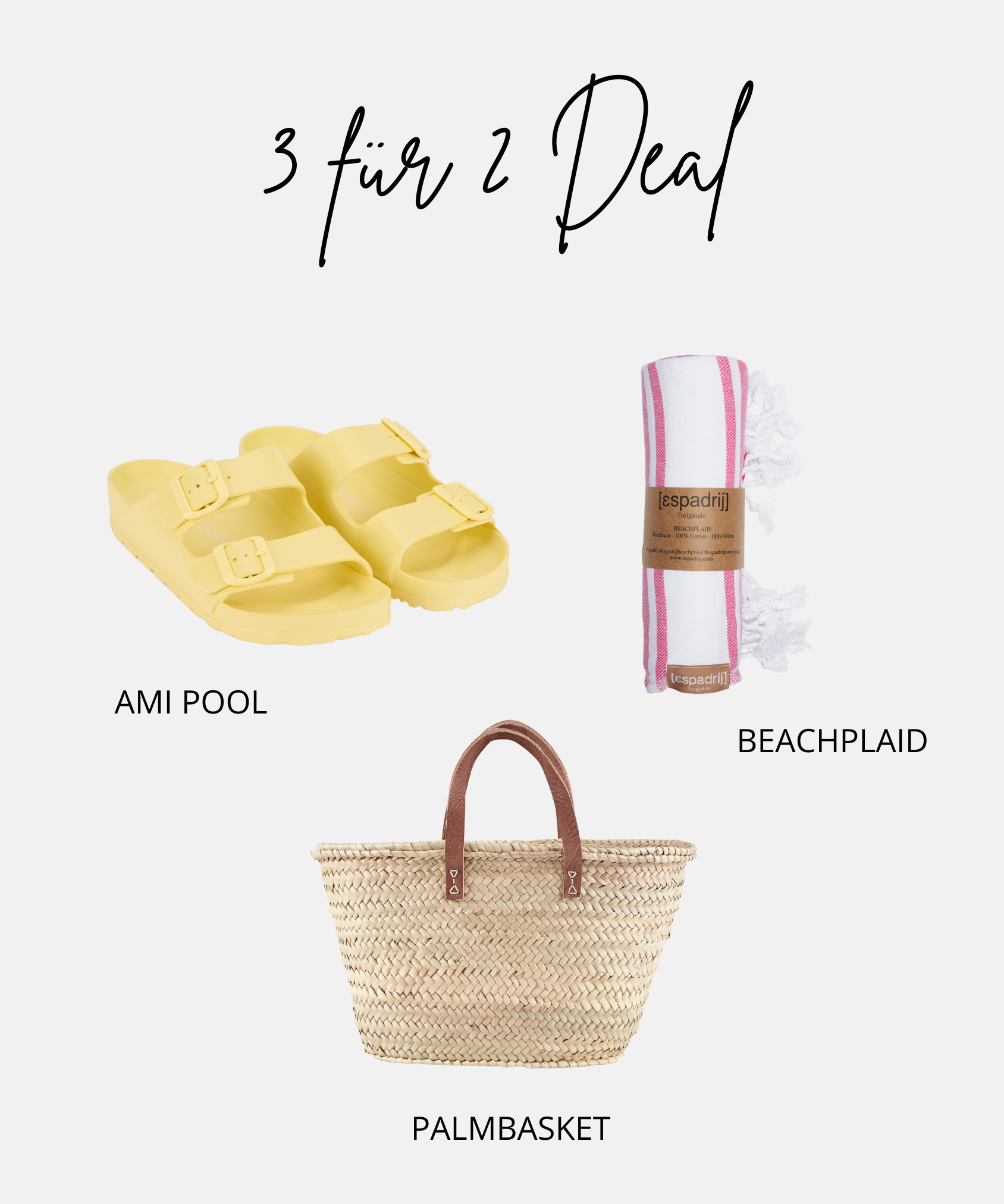 3 für 2 Deal - Ami Pool gelb