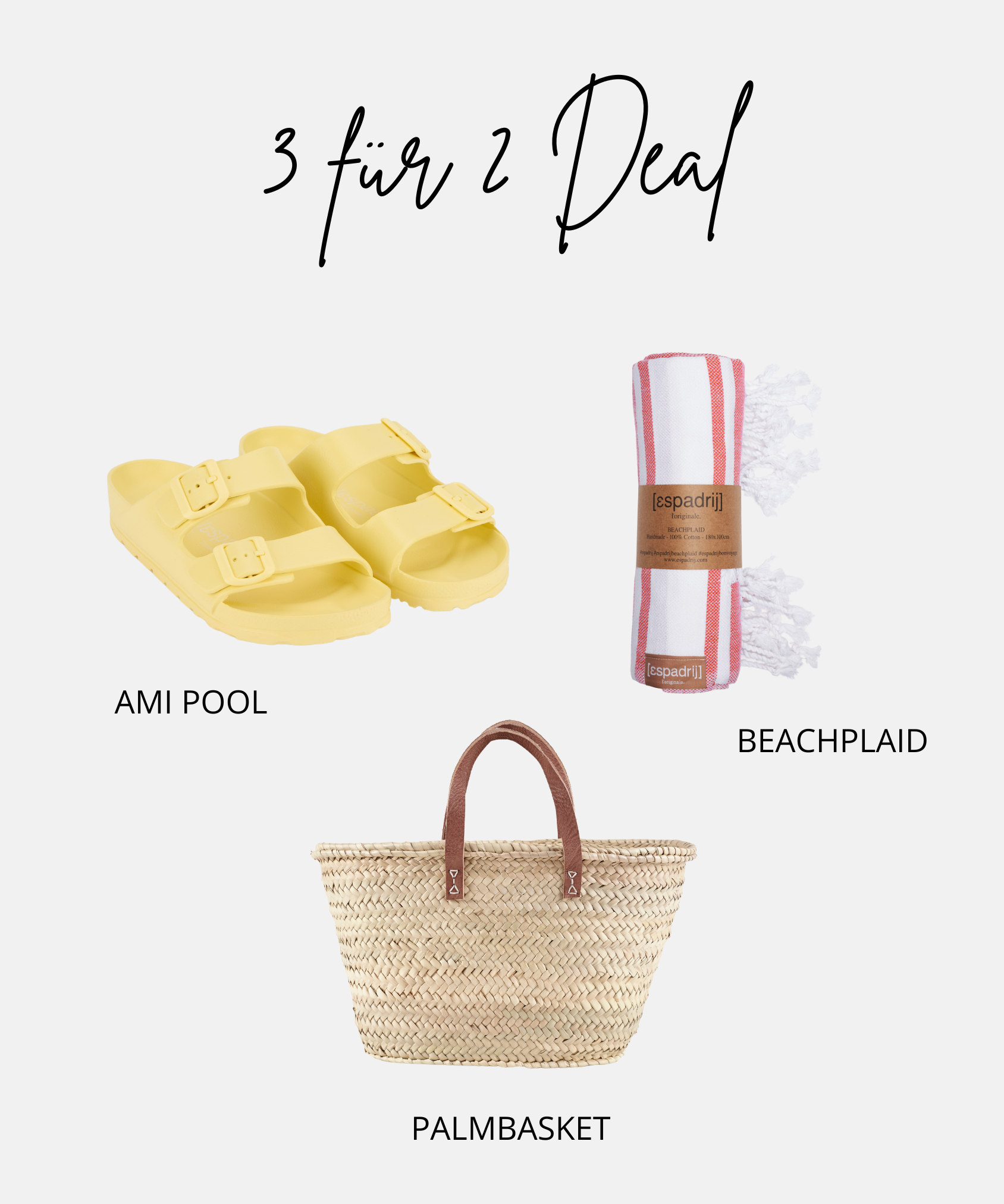 3 für 2 Deal - Ami Pool gelb