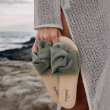 Plage Boucle Velour - sauge