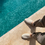 Loafer Elastic Mesh Men - natural