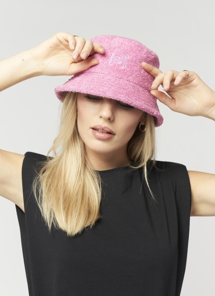 BUCKET HAT FROTTEE : pink